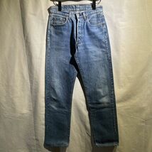 W31 80s Levi's 501 黒カン デニムパンツ 内股シングル ヴィンテージ USA製 ハチマル リーバイス 90s_画像1