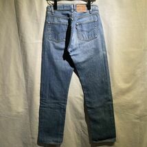 W31 80s Levi's 501 黒カン デニムパンツ 内股シングル ヴィンテージ USA製 ハチマル リーバイス 90s_画像3