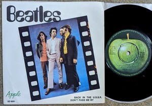 The Beatles-Back In The U.S.S.R./Don't Pass Me By★スウェーデンOrig.7"