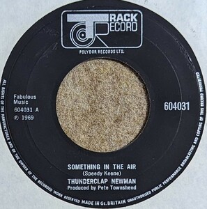 Thunderclap Newman-Something In The Air★英Track Orig.7"