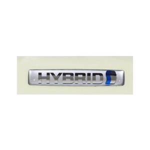 HYBRID ハイブリッド 純正 エンブレム 1枚 スモールサイズ 8mm×50mm ミニエンブレム ステッカー シール プレート
