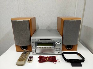 ★動作確認済 KENWOOD/ケンウッド オーディオコンポ RD-SG55MD 3チェンジャー CD/MDLP/AM FM ラジオ スピーカーペア/LS-SG550 リモコン★