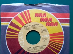★ＵＳ４５★ヴィッキー・スー・ロビンソン「ターン・ザ・ビート・アラウンド」　代表曲！　９０年代にグロリア・エステファンでヒット！　