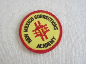 NEW MEXICO CORRECTIONS ACADEMY ニューメキシコ 警察 ベルクロ付き ワッペン/パッチ カスタム 国家 米国 古着 サバゲー ミリタリー 430