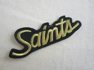 ビンテージ Saints ニューオーリンズセインツ ワッペン/パッチ USA 古着 企業 アメカジ カスタム キャップ ワークシャツ ② 532