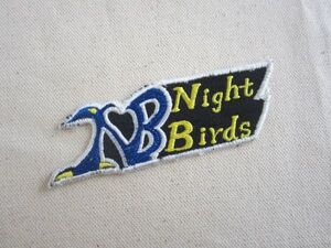 【中古】ビンテージ NB Night Birds ワッペン/パッチ USA 古着 企業 アメカジ カスタム キャップ ワークシャツ 532