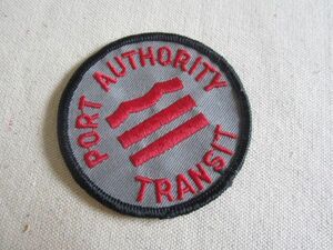 ビンテージ PROT AUTHORITY TRANSIT ポート・オーソリティ 輸送 鉄道 ワッペン/パッチ 企業 USA 古着 アキャップ ワークシャツ ② 375