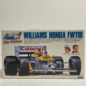 未組立 当時物 ARII 1/24 Williams HONDA FW11B アリイ ウイリアムズ ホンダ モーターライズ プラモデル ミニカーF1 マンセル ピケ