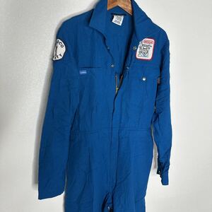 レディースOKサイズ 【難燃素材のNomex】アメリカ製　キャンプ、焚き火におすすめ！オールインワン1990年代ビンテージ　9001