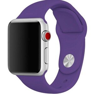 【本体サイズ42・44mm用】【27-ディープパープル】Apple Watch シリコン スポーツバンド アップルウォッチ【Series1.2.3.4.5.6.SE対応】