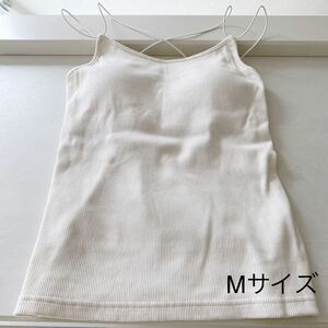 TEANY lady's back Cross camisole ivory M size new goods 