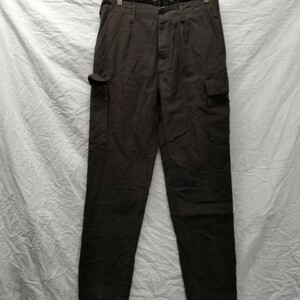 THATCHREED UNIFORMS 1985　ジャーマン　ミリタリー モールスキン カーゴパンツ　ドイツ軍　military pant ブラウン　32 ユーロミリタリー