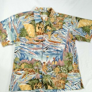 Patagonia patagonia pataroha Limited Edition Aloha рубашка короткая рубашка Total Pattern 2006 Pataloha Limited Chotcon Silk Hawaiian