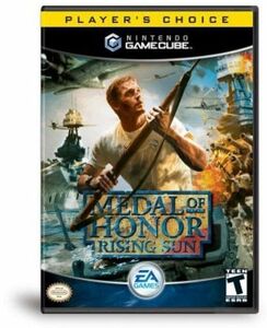  abroad limitation version overseas edition GAMECUBE Medal Of Honor Rising Sun Game Cube medal *ob* owner - Rising sun 