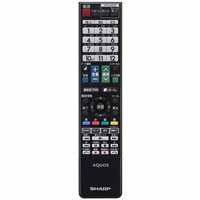 【中古】 シャープ[SHARP] オプション・消耗品 【0106380439】 液晶テレビ用 リモコン ブラック系