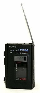 【中古】 SONY ソニー WA-2001 ブラック ラジオカセットコーダー 録音 再生機 ラジオ内蔵ポータブルカセット