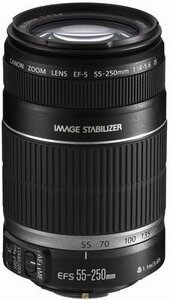 【中古】 Canon キャノン 望遠レンズ EF-S55-250mm F4-5.6 IS APS-C対応