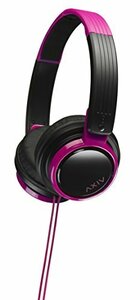 [ б/у ] JVC HA-S200-BP воздухо-непроницаемый type наушники складной DJ Youth модель черный & розовый 