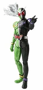 【中古】 S.H.フィギュアーツ (真骨彫製法) 仮面ライダーW サイクロンジョーカー 約145mm PVC&ABS製