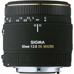 【中古】 SIGMA 単焦点マクロレンズ MACRO 50mm F2.8 EX DG ニコン用 フルサイズ対応