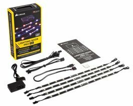 【中古】 CORSAIR Lighting Node PRO RGBコントローラー&ライティングストリップセット CL-