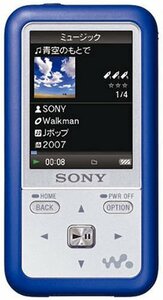 【中古】 SONY ウォークマン Sシリーズ FMラジオ内蔵 2GB ブルー NW-S615F L