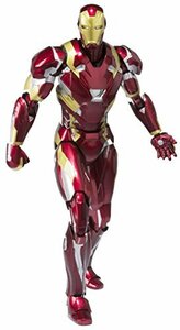 【中古】 S.H.フィギュアーツ キャプテン・アメリカ (シビルウォー) アイアンマン マーク46 約155mm ABS