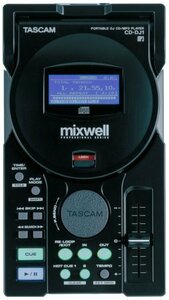 【中古】 TASCAM CDプレーヤー DJ用 TT-M1取付けでスクラッチ可能 CD-DJ1