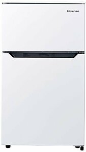 【中古】 ハイセンス 小型 冷蔵庫 幅48.1cm 93L ホワイト HR-B95A 2ドア 右開き 大容量冷蔵室67L