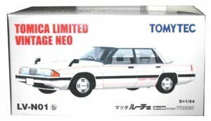 【中古】 トミカリミテッドヴィンテージリミテッドヴィンテージNEO LV-N01b マツダ ルーチェ（ホワイト）