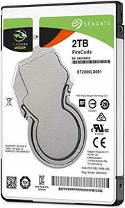 【中古】 Seagate ST2000LX001 [2TB/2.5インチ内蔵SSHD] [7mm厚] FireCudaシ