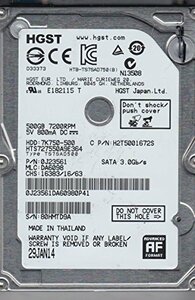 【中古】 HITACHI 日立 HGST 7 K750 - 500 hts727550 a9e364 (0j23561