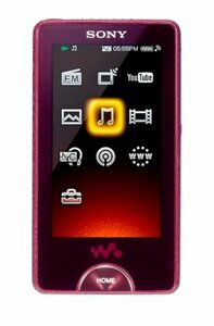 【中古】 SONY ウォークマン Xシリーズ FM付 NC機能 ワンセグ WiFi メモリータイプ 32GB レッド N