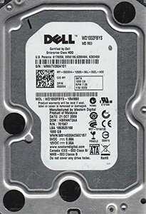 【中古】 wd1002fbys-18?W8b0 DCM hbrnnt2aa Dell 1tb SATA 3.5ハードドラ