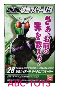 【中古】 掌動 SHODO 仮面ライダーVS (ヴァーサス) 6 サイクロンジョーカー シークレット 単品 箱折りたたみ