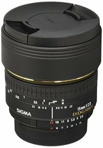 【中古】 SIGMA シグマ 単焦点魚眼レンズ 15mm F2.8 EX DG DIAGONAL FISHEYE ニコン