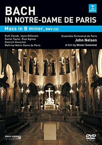【中古】 Bach in notre dame de paris/Mass in B Minor BWV232 [DVD