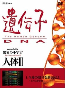 【中古】 NHKスペシャル 驚異の小宇宙 人体III 遺伝子~DNA 第1集 生命の暗号を解読せよ~ヒトの設計図~ [D