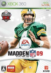 【中古】 マッデン NFL 09 英語版 - Xbox360