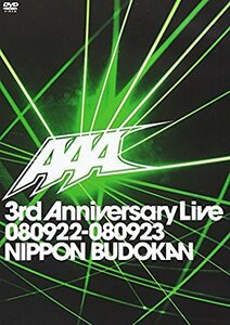 【中古】 AAA 3rd Anniversary Live 080922-080923 日本武道館 (スペシャル盤) [