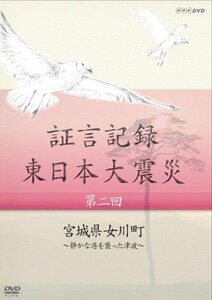 【中古】 証言記録 東日本大震災 第二回 宮城県女川町 ~静かな港を襲った津波~ [DVD]