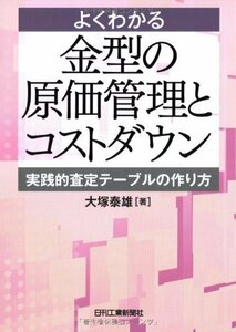 【中古】 よくわかる金型の原価管理とコストダウン 実践的査定テーブルの作り方