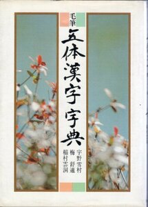 【中古】 毛筆五体漢字字典 (1979年)