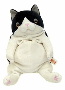 【中古】 シナダグローバル もちねこ ぬいぐるみ ハチワレ (M) MONE-0230H