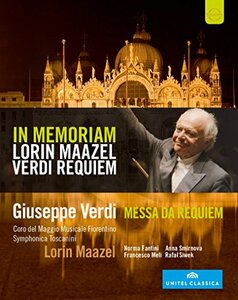 【中古】 In Memoriam Lorin Maazel - VerdiMessa Da Requiem [Blu-r