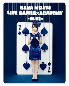 【中古】 NANA MIZUKI LIVE GAMES×ACADEMY-BLUE- [Blu-ray]