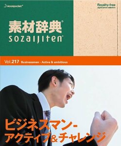 【中古】 素材辞典 Vol.217 ビジネスマン~アクティブ&チャレンジ編