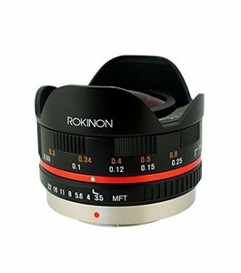 【中古】 Rokinon FE75MFT-B 7.5mm F3.5 UMC 魚眼レンズ マイクロフォーサーズ (オリンパ