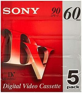 【中古】 SONY ミニデジタルビデオカセット 5巻パック 5DVM60R3