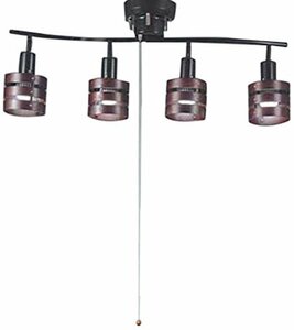 [ used ] Tokyo metal ceiling light 4 light E26 use possible ( lamp optional ) HC-P018BKNDZ